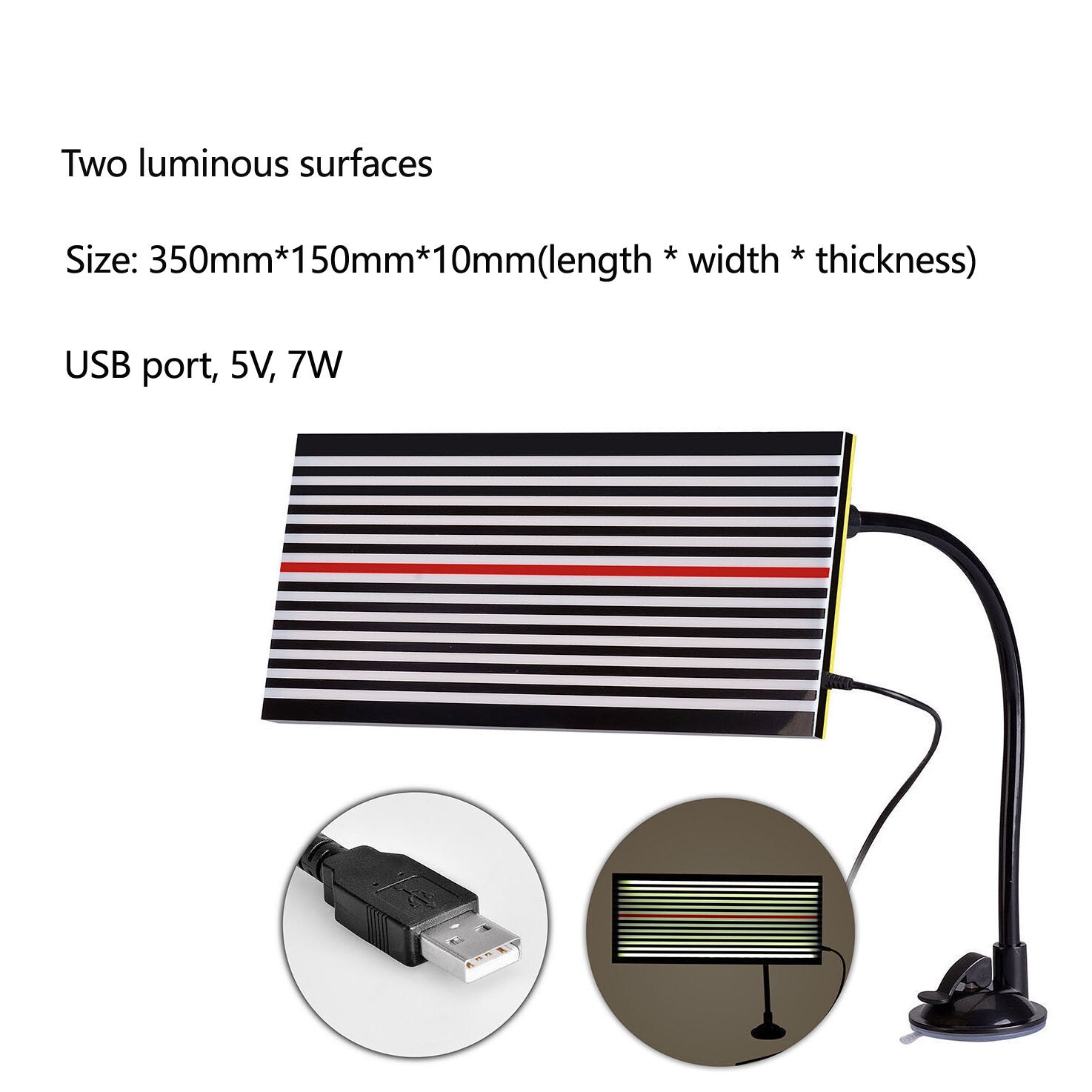Line Panel Light Dent Repair Tools Dent Finder Used To Remove Car Body Dent v