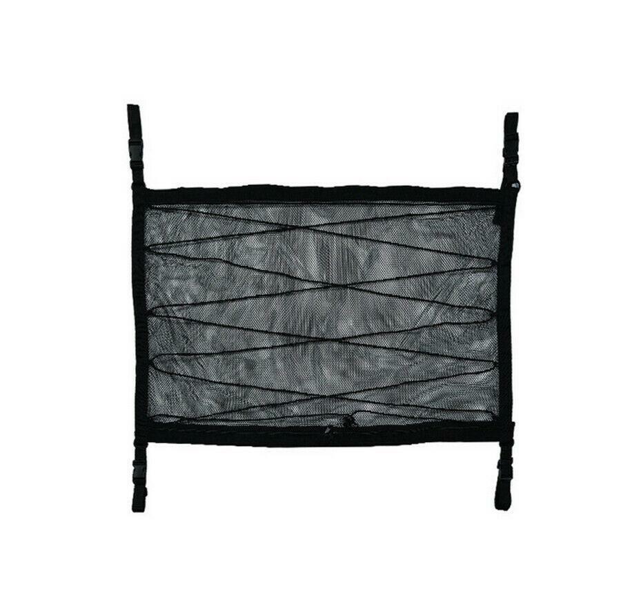 Automotive polyester mesh ceiling storage bag, adjustable internal mesh for carrying goods. n