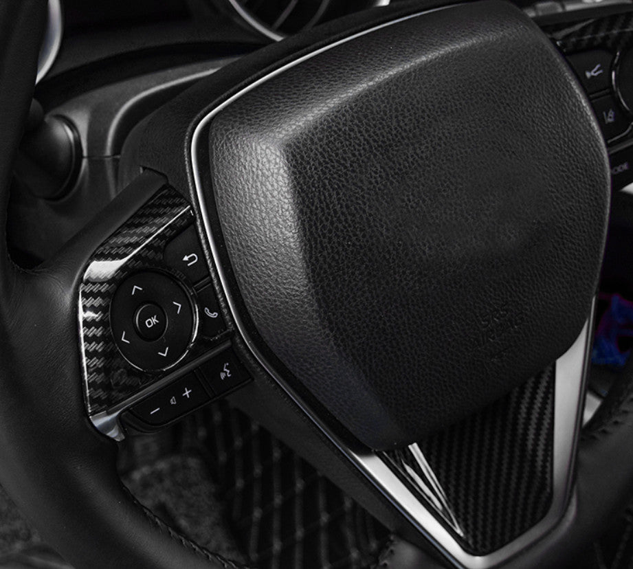Carbon Fiber Color Rear Reading Light Lamp Cover Trim for Camry 2018-2023 v