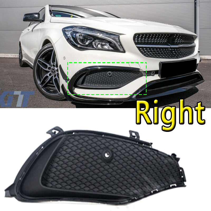 Front Bumper Grille Fog Light Cover Right for Mercedes-Benz W117 CLA180 2016-19