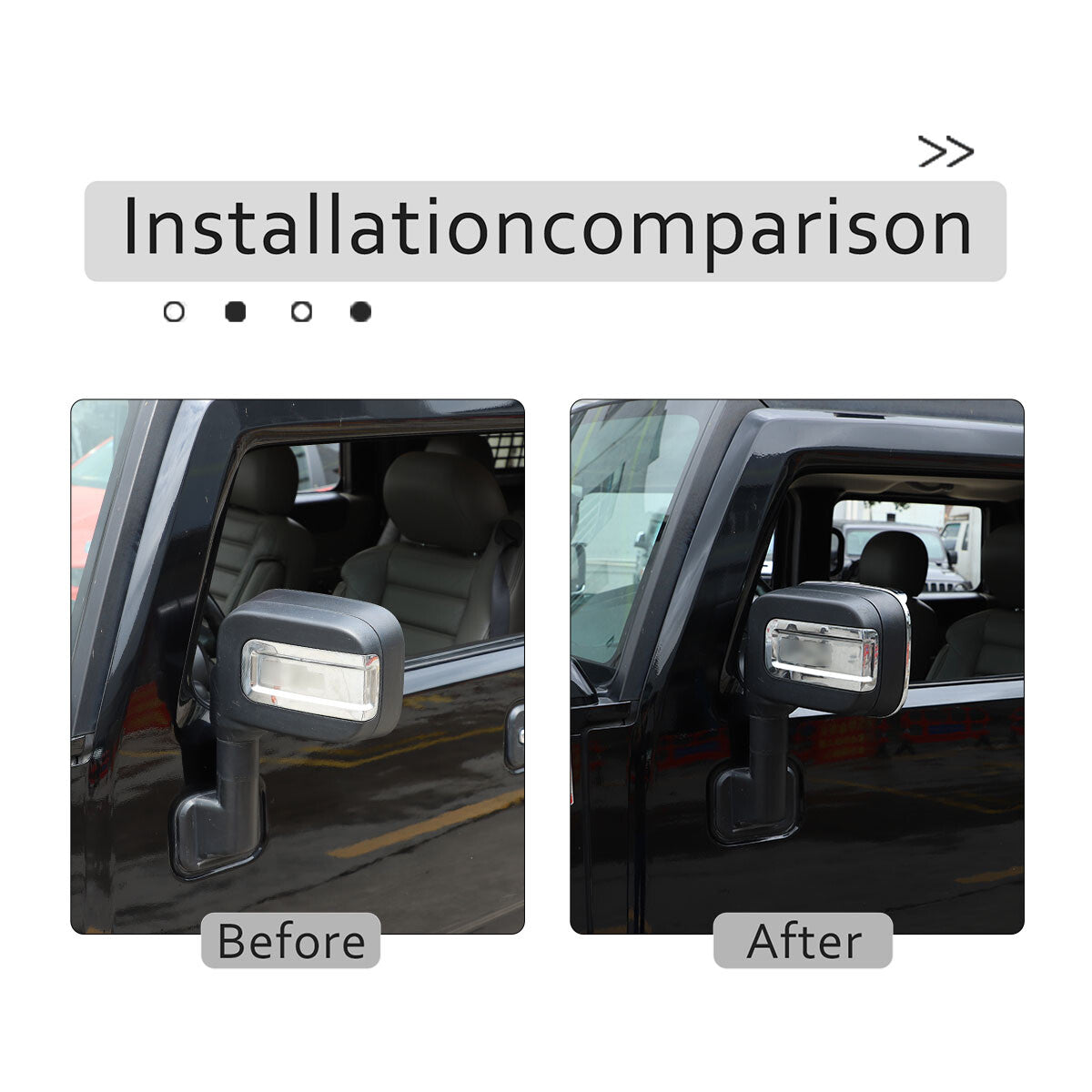 Black Fener side vent cover decoration suitable for Land Rover for Range Rover Sport 2014-17 - v