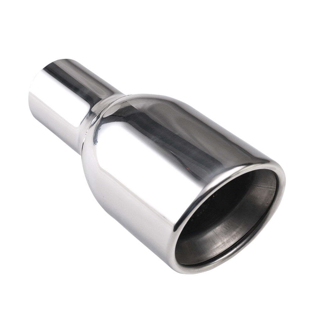 1PC Universal 60mm Inlet 4 OD Exhaust End Tip Muffler End Tip 240mm Mesh Tip