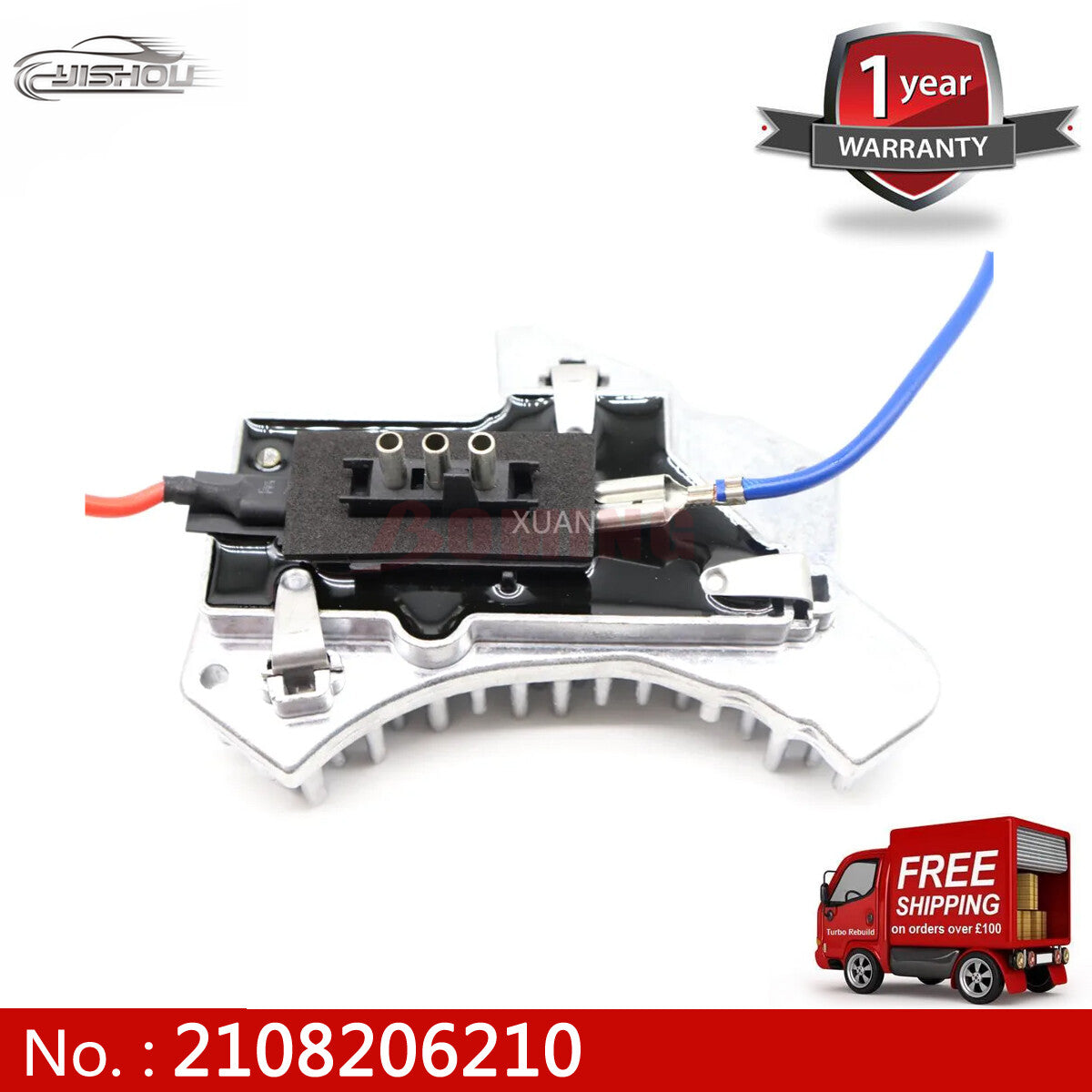 2108206210 Heater blower motor regulator resistor suitable for Mercedes-Benz W208