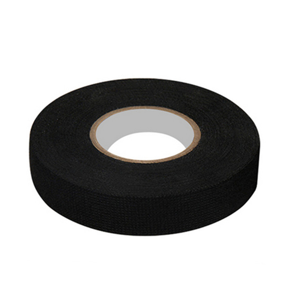 1 Roll 15M Adhesive Cloth Fabric Tape Black for Car Cable Looms Wiring Harness