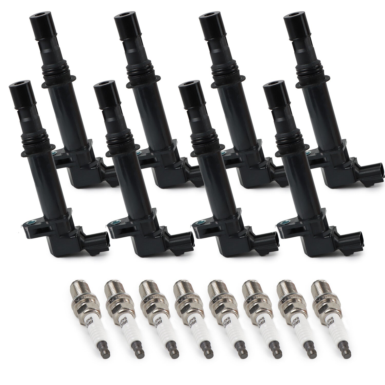 8Pcs Ignition Coil + Spark Plug for Jeep Commander Grand Cherokee for Dodge Nitro