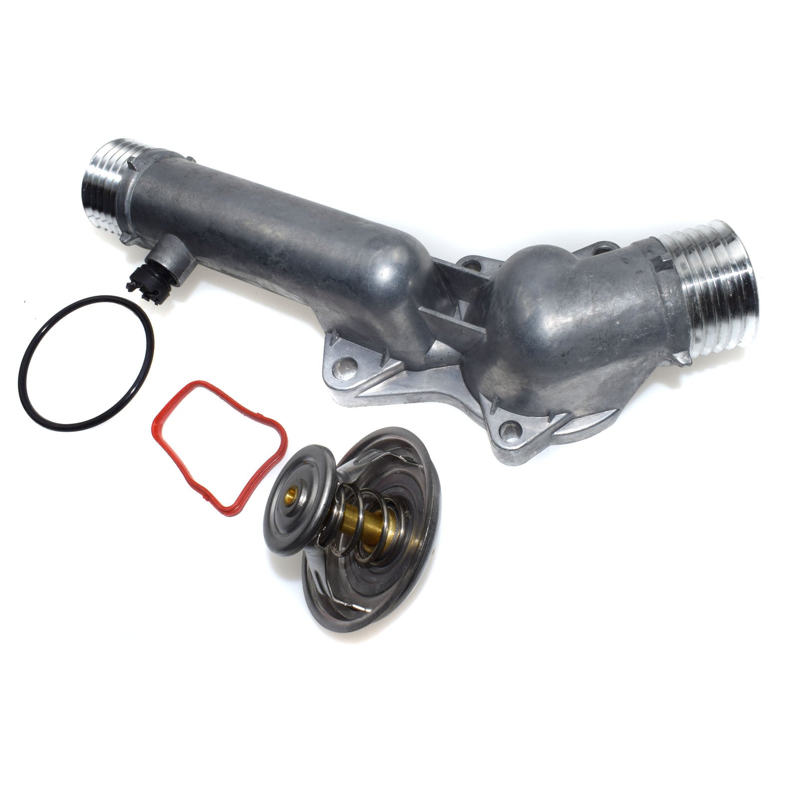 New Thermostat and Aluminum Housing Kit Fits for E39 1997 - 1999 528i E39 28L - v