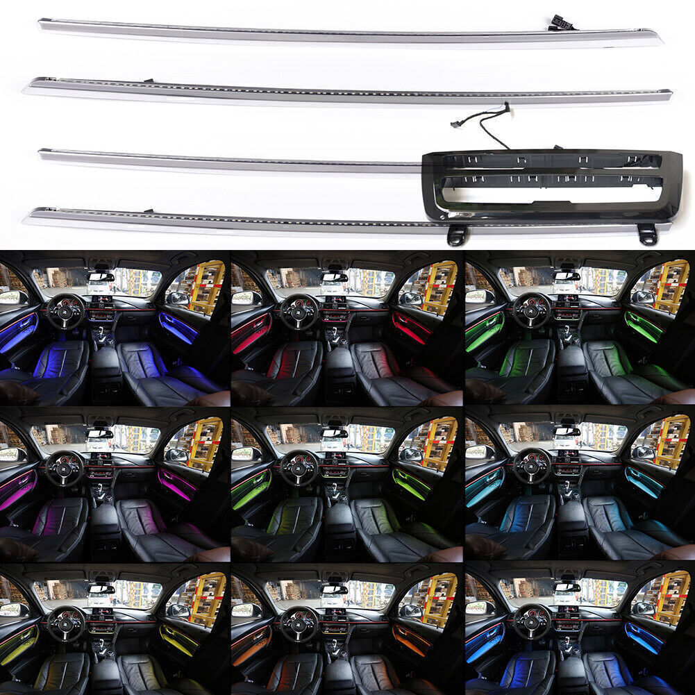 for BMW F30 F31 Car LED Ambient Door Dash Panel Light Lamp Trim Strip 9 colors