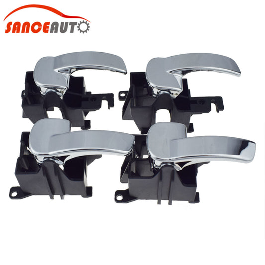 4-piece interior door handle pack for Navara Pathfinder 80670-4X02B 80671-4X02B- v