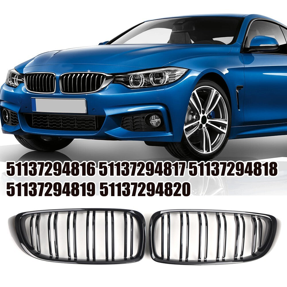 For 4 Front Bumper Air Intake Grille 51137294813 51137294814 v