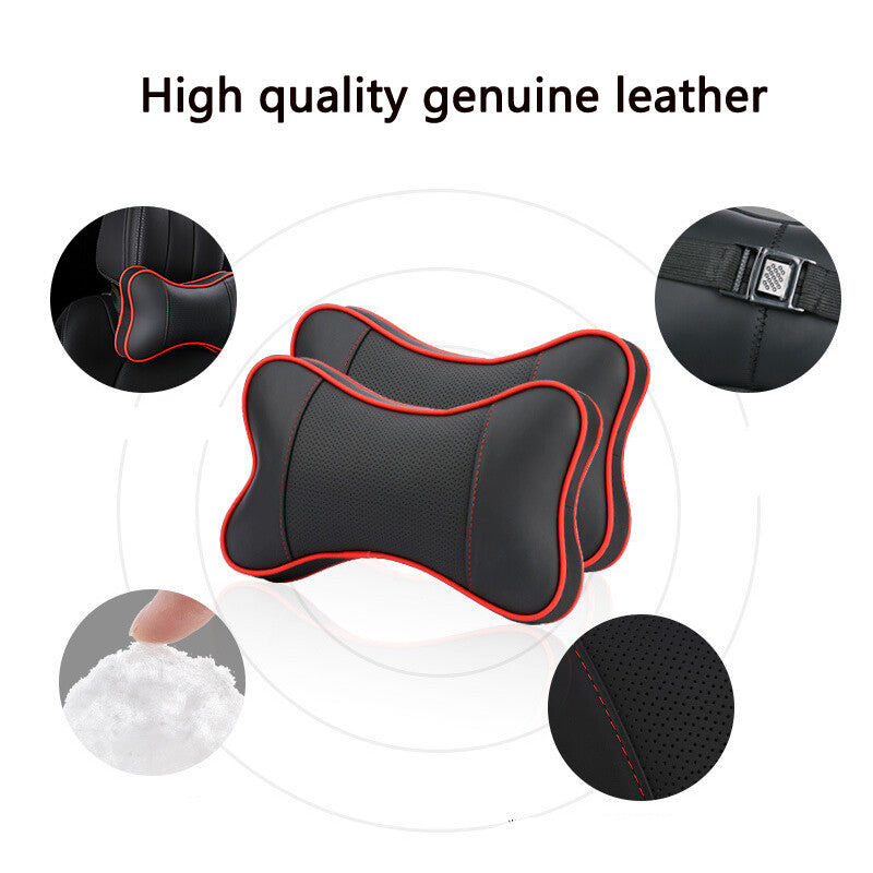 2-pack car neck pillows, soft and comfortable for home and office chairs - n