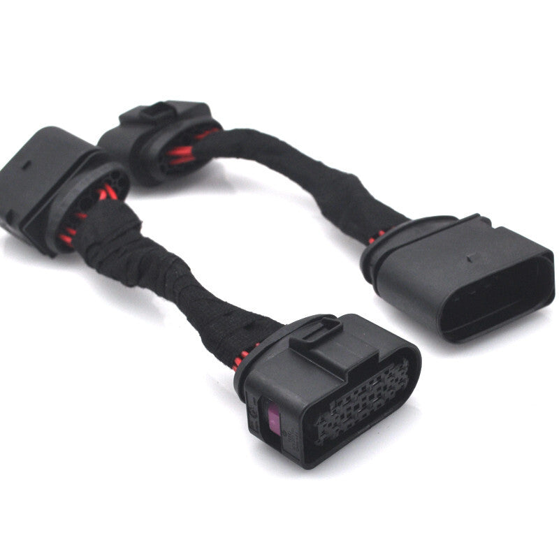 Retrofit facelift LCI tail head light cable adaptor for Audi Q5 8R Pre 2008-2012 v