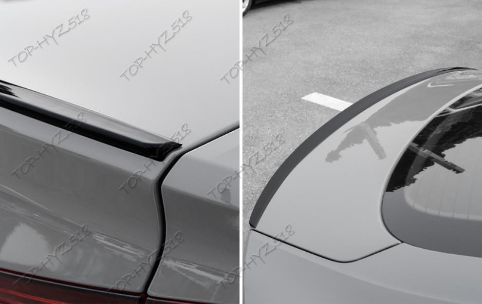 for Audi A5/S5 2019-2024 ABS Glossy Black Rear Spoiler Tail Trunk Lip Wing Bar Q n