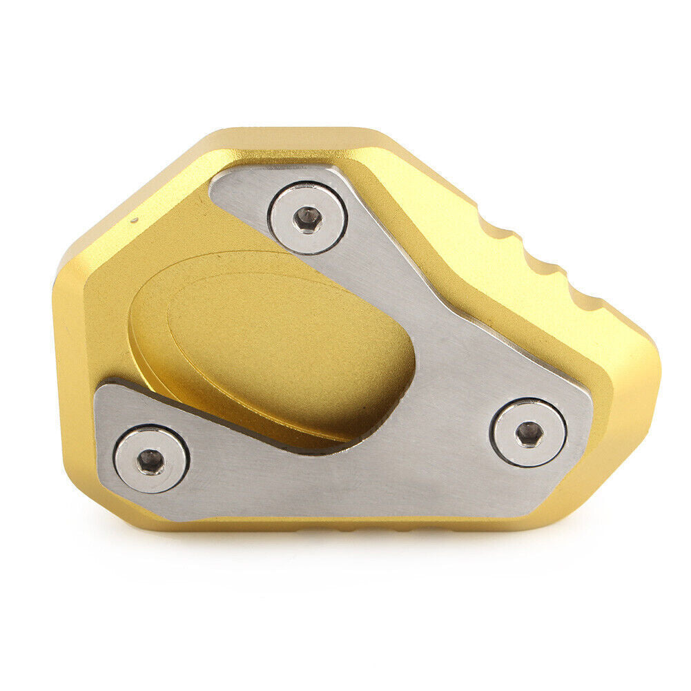 for Kawasaki ER-6F/ER-6N 2013-2017 2014 GOLD Kickstand Side Stand Enlarger Plate Q