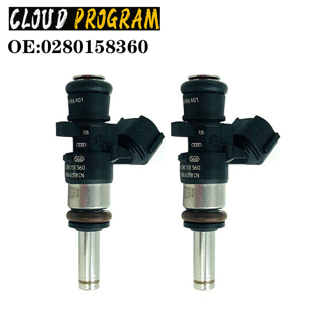 2pcs/lot New Fuel injectors 0280158360 for Audi A3 Sportback A4 A1 Tt 1.8 Tfsi v