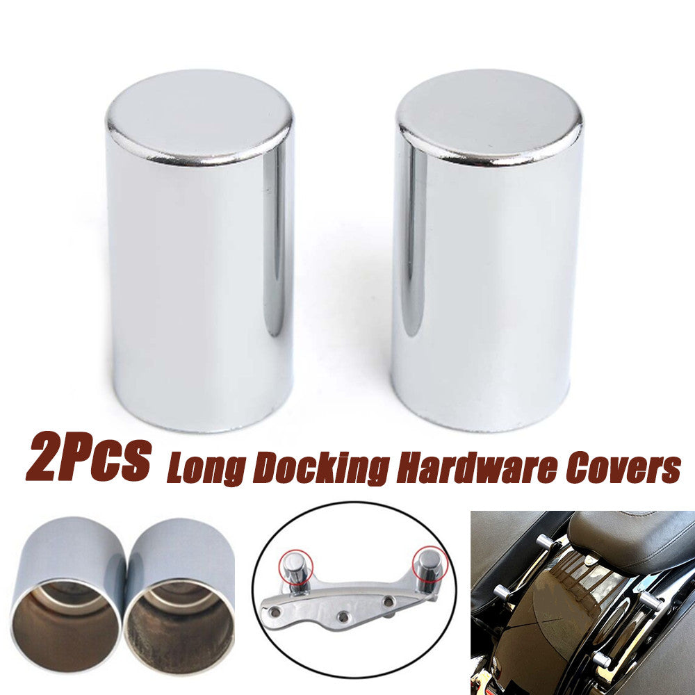 Chrome docking station hardware point magnet protective sleeve for Harley Touring 1996 - 2023 - n