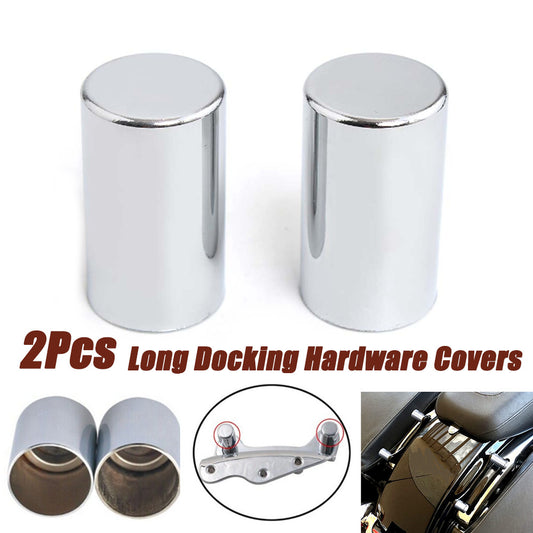 Chrome docking station hardware point magnet protective sleeve for Harley Touring 1996 - 2023 - n