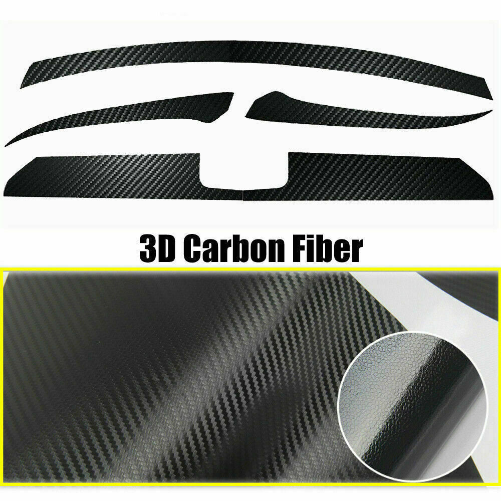 for Honda Accord 2018-21 Front Bumper Grille Chrome Delete Carbon Fiber Sticker