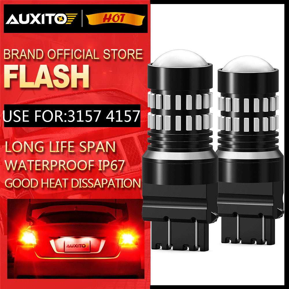 Limo Plus 2x 3157 4157 3156 Red Light LED Red Light - v