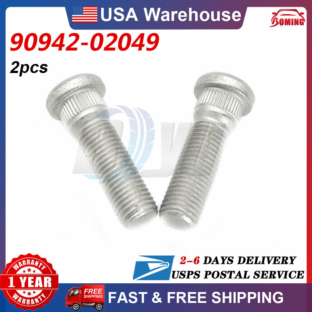 Wheel Lug Stud Hub Bolt 90942-02049 for TOYOTA for CAMRY for COROLLA for LEXUS ES250 for SCION Q