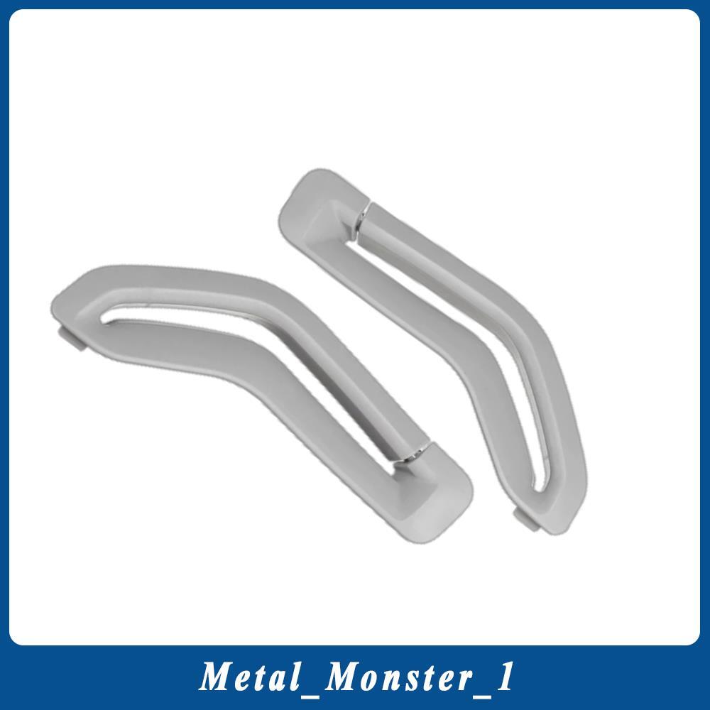 2Pcs Fit for Volvo S60 S80 V70 XC90 Gray Front for Seat Belt Retractor Guide Ring Trim Q
