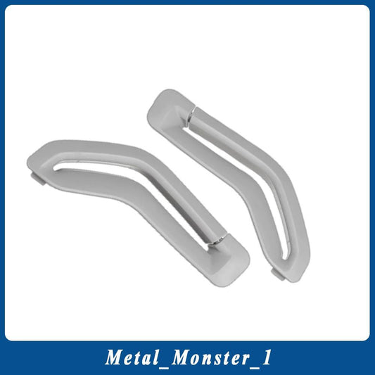 2Pcs Fit for Volvo S60 S80 V70 XC90 Gray Front for Seat Belt Retractor Guide Ring Trim Q