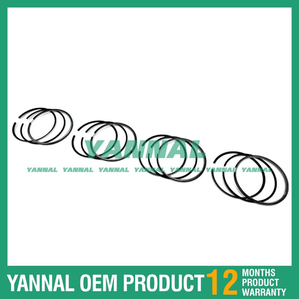4 new V3600 Piston Ring Kits STD for Kubota 30 D 7 E Diesel Forklifts