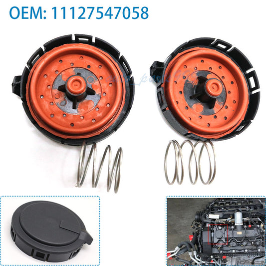 2-Piece PCV Valve Repair Kit for 550i, 650i, 750i, 745i, 745Li, X5 4.8L V8 ( ) n