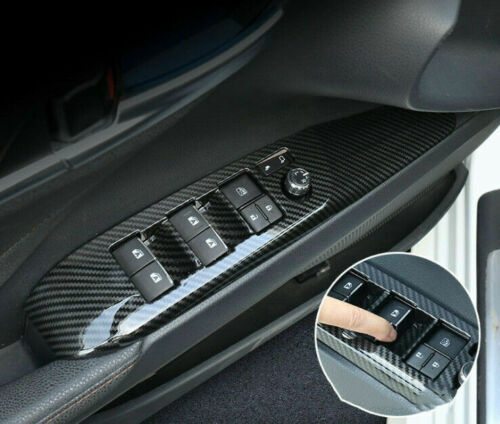 for Toyota for Camry GL 2018-2021 Carbon Fiber Window Lift Panel Switch Cover Trims