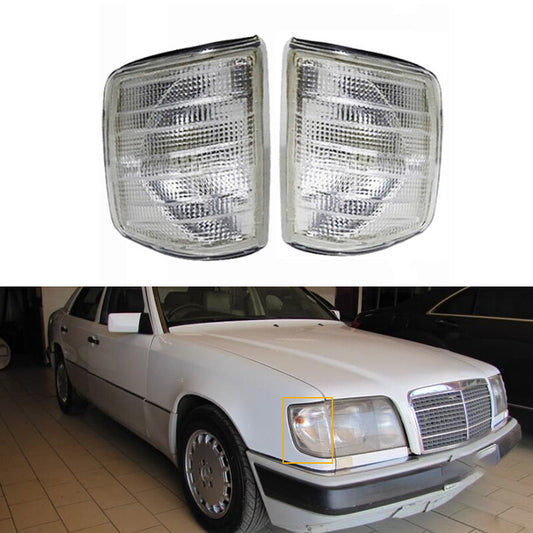 for Mercedes-Benz W201 E200 E220 E230 Front Corner Lamp White Turn Signal Lampt