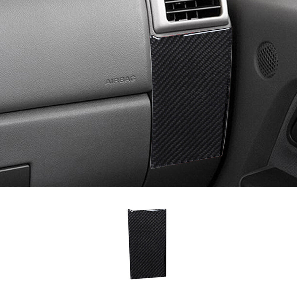 Carbon Fiber Central Air-Con Vent Trim Cover Decor for Cadillac CTS 2003-2007 v