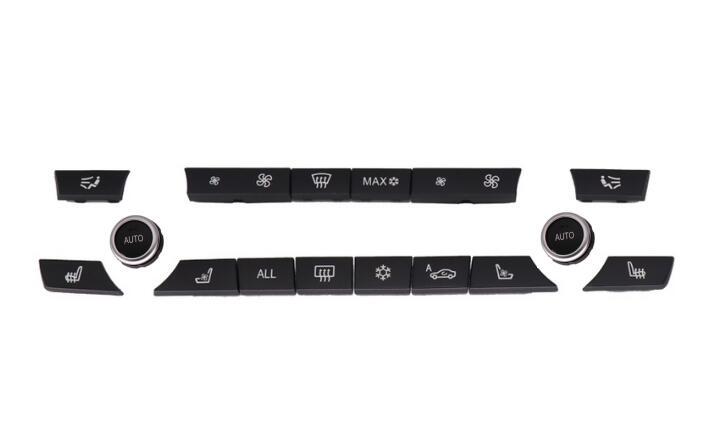 1 set of 14-button key cover repair kit for air conditioning heater switch suitable for F07 F10 F11 F01 n