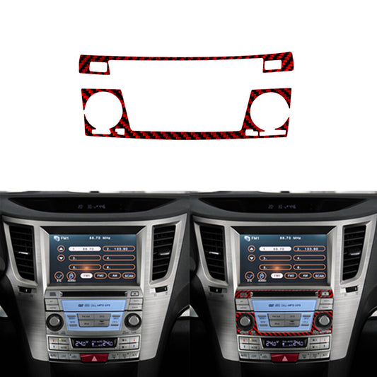 Red Carbon Fiber Driver Door Lift Control Cover Trim For Matrix 2009-2014 v