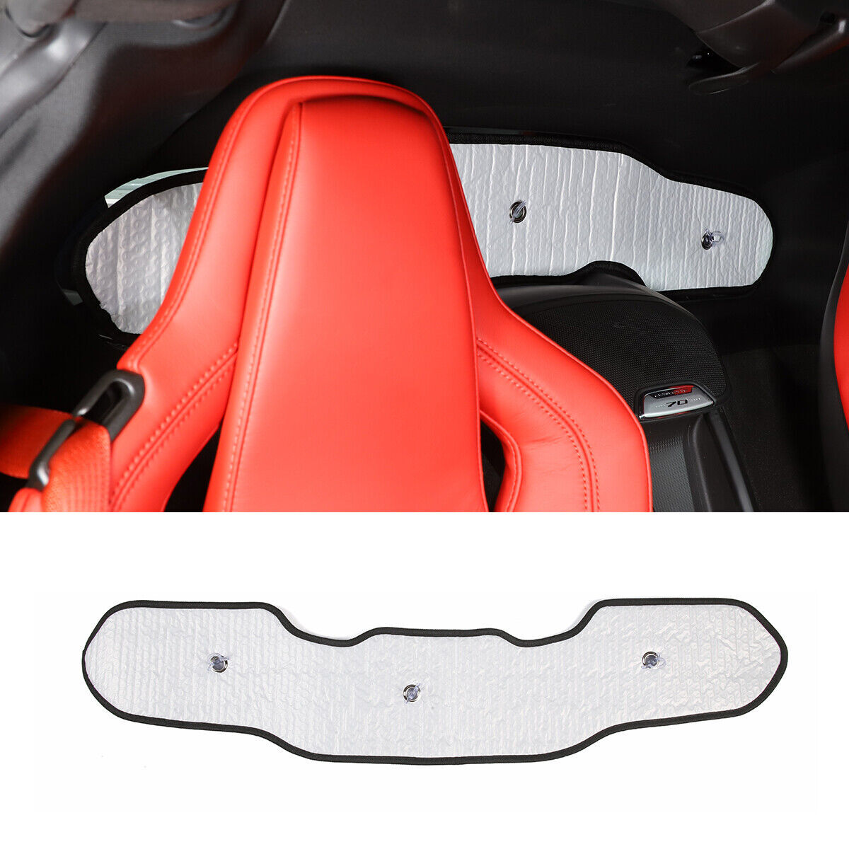 ABS smoked black taillight shading lampshade decorative cover suitable for Fiat 500- v