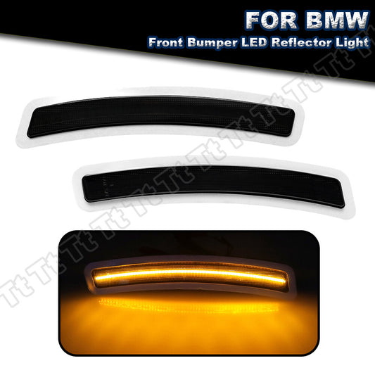 2x for 19-23 for 3 G20 Sedan LED Front Bumper Side Marker Reflector Lights - v