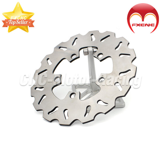 CNC silver-iron rear disc brake rotor suitable for YZF R15 2015 2016 2017 2019-2021