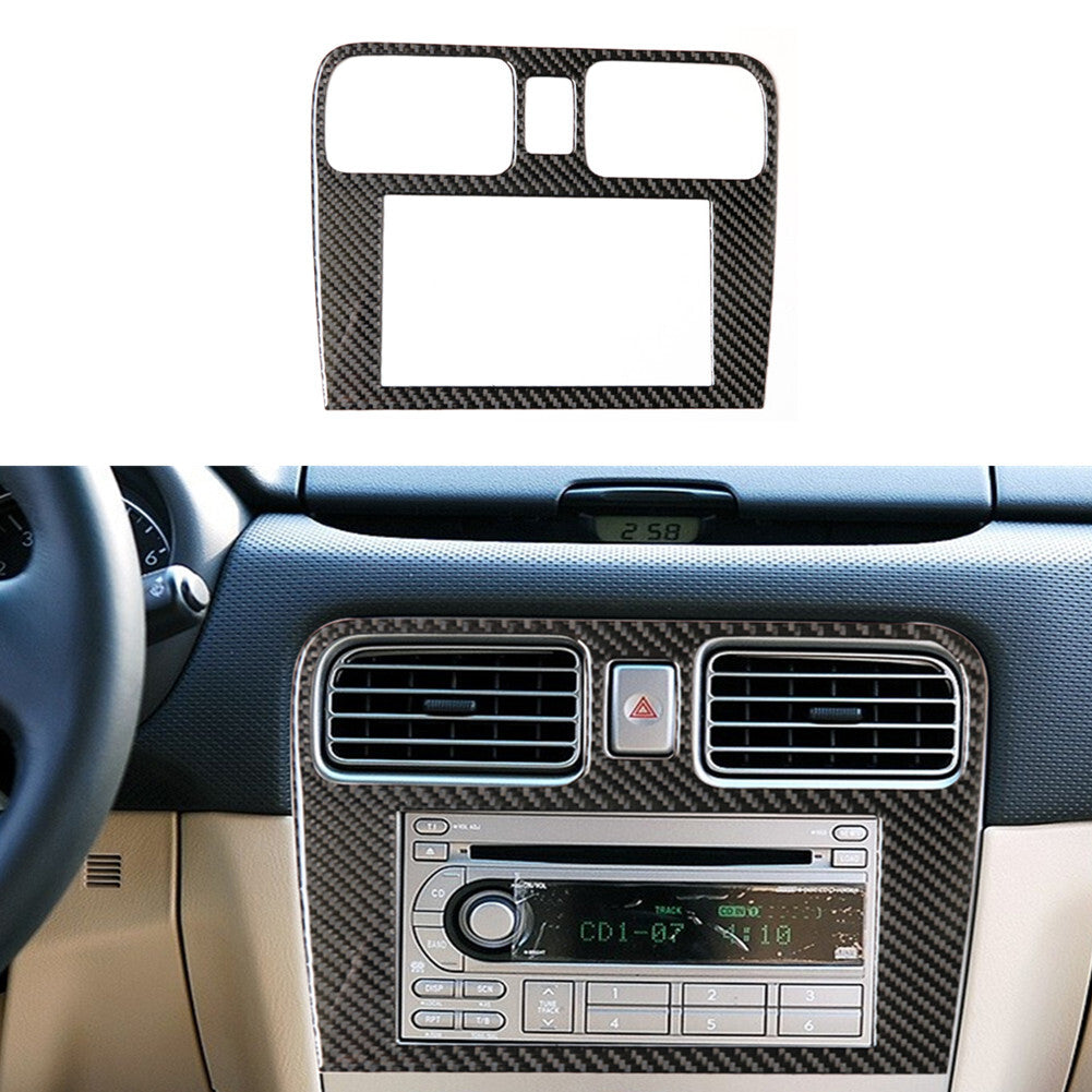 for Corolla 2014 - 2019 Gloss Black Dashboard Side Vent Frame- v