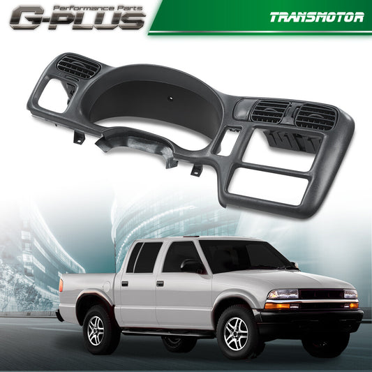 Radio Dash Trim Bezel Jimmy Sonoma Double Din Fit 98-04 for Chevy S10 Blazer Cluster- v