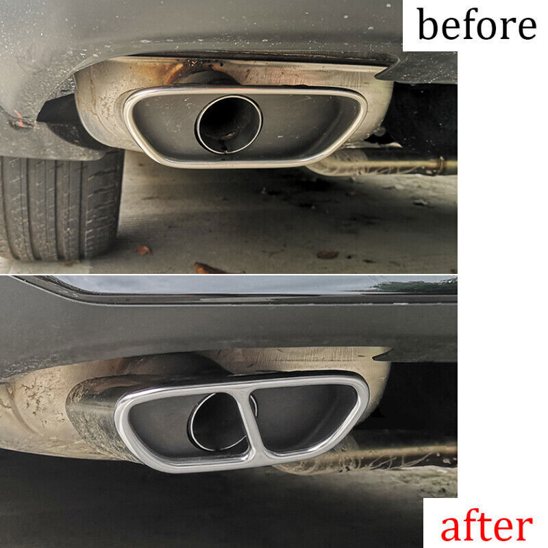 for Honda CRV CR-V Silver Titanium Rear Tail Exhaust Muffler Tip Pipe 2018-2019 n