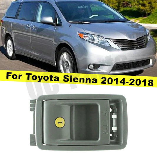 1Xfor Toyota for Sienna 2014-2018 Rear Folding for Seat Latch Release Handle Bezel Gray Q