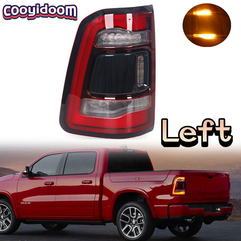 Left Side LED Tail Light Rear Brake Stop Lamp for Dodge for RAM 1500 2019-2022
