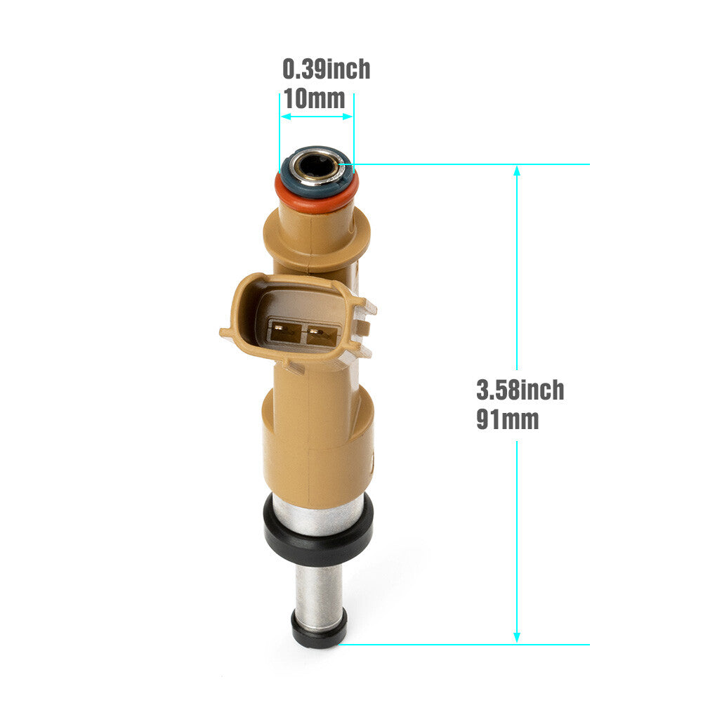 4-piece fuel injector kit 23250-0T020, suitable for Corolla Matrix 1.8L, 2009-2015. n