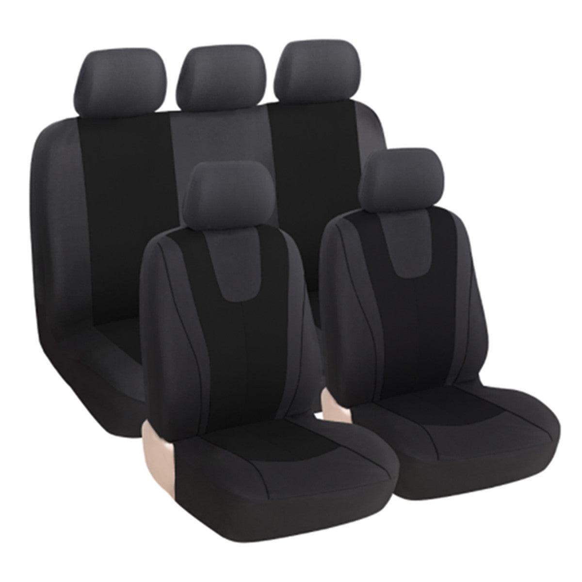 Car for Seat Cover 9pcs Full Set Protector Fit For 5-Seats Car Interior Accessories