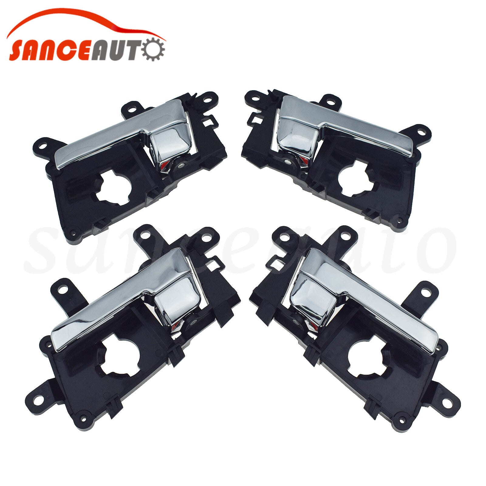 Chrome-plated interior door handles on all sides are suitable for Kia Optima models from 2011 to 2013. n