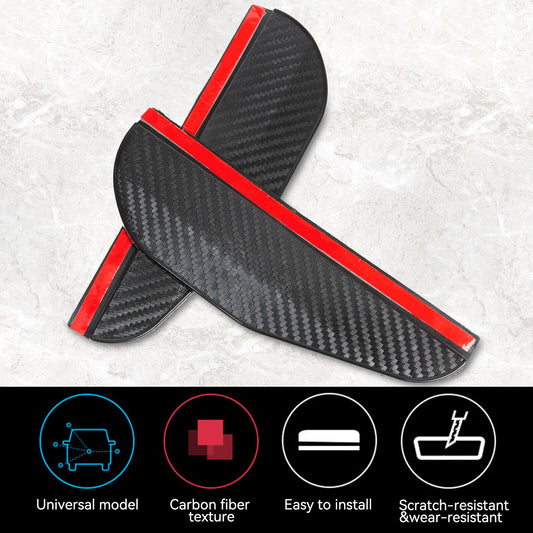 2 x Car Rear View Mirror Rain Protection Sun Visor Side Mirror Exterior Mirror NEW Q