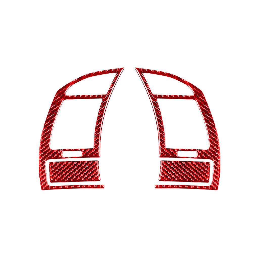 4-Piece Red Carbon Fiber Inner Vent Socket Cover Trim for BMW Z4 E85