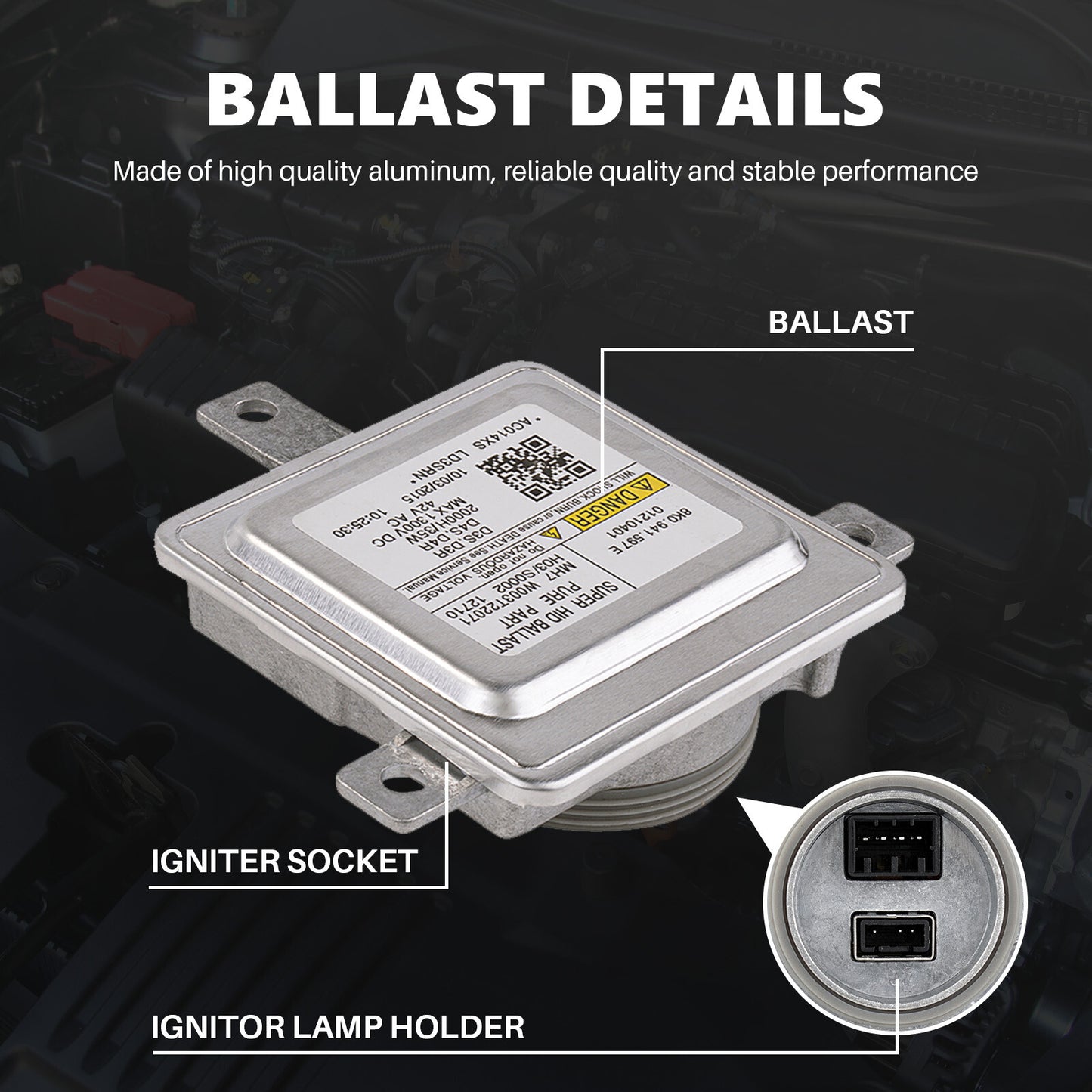 Xenon Ballast HID Control Unit Computer Module ECU 8K0941597E for for Audi & for VW v
