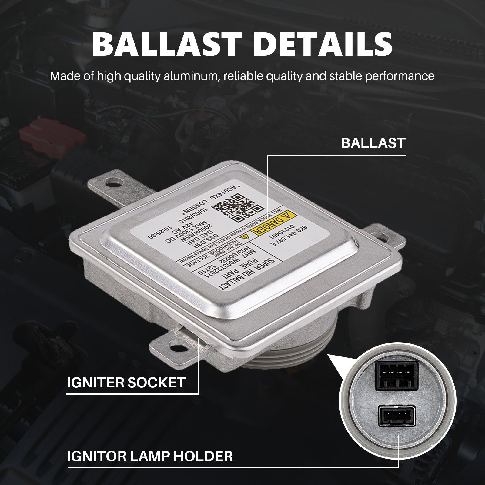 Xenon Ballast HID Control Unit Computer Module ECU 8K0941597E for for Audi & for VW v