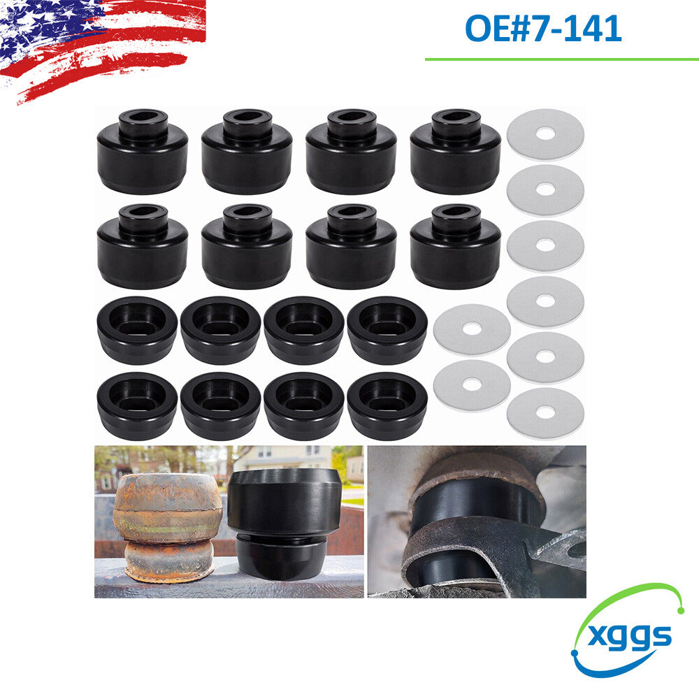 24PCS for Chevy Silverado and for GMC 1500 2500 2WD/4WD Body Cab Mount Bushing 7-141 Q