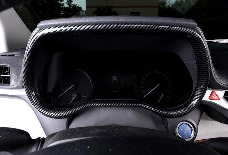 for Toyota for Sienna 21-2024 Carbon Fiber Dashboard Instrument Frame Cover Trim 1P