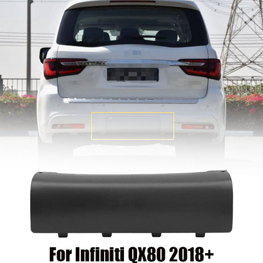 Unpainted rear lower bumper filler cap for Infiniti QX80 2018+ Q
